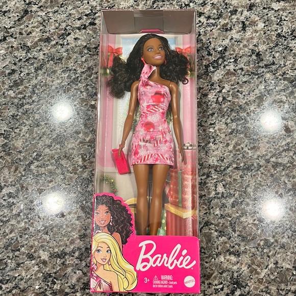 Barbie Other - Host pic 🎉New Barbie Holiday Doll Christmas Candy Cane Dress Mattel Doll